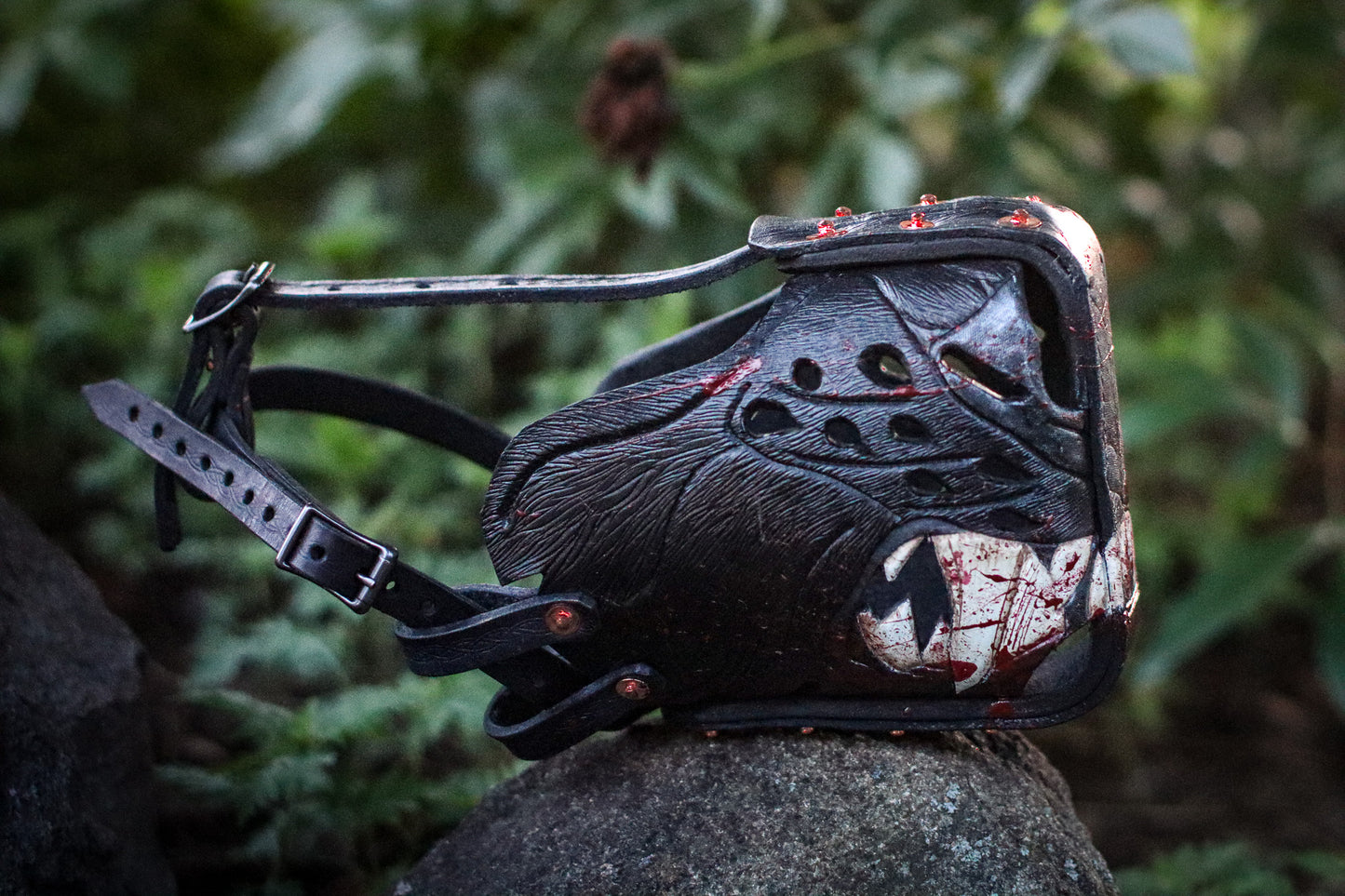 "Black Shuck" Full K9 Agitation Muzzle