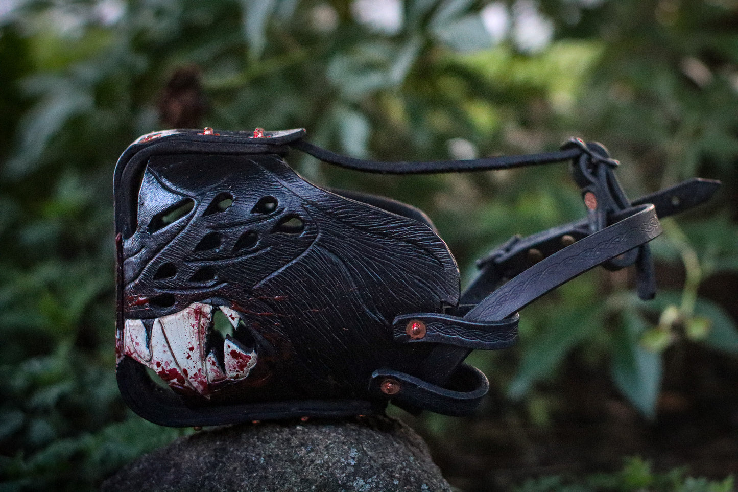 "Black Shuck" Full K9 Agitation Muzzle