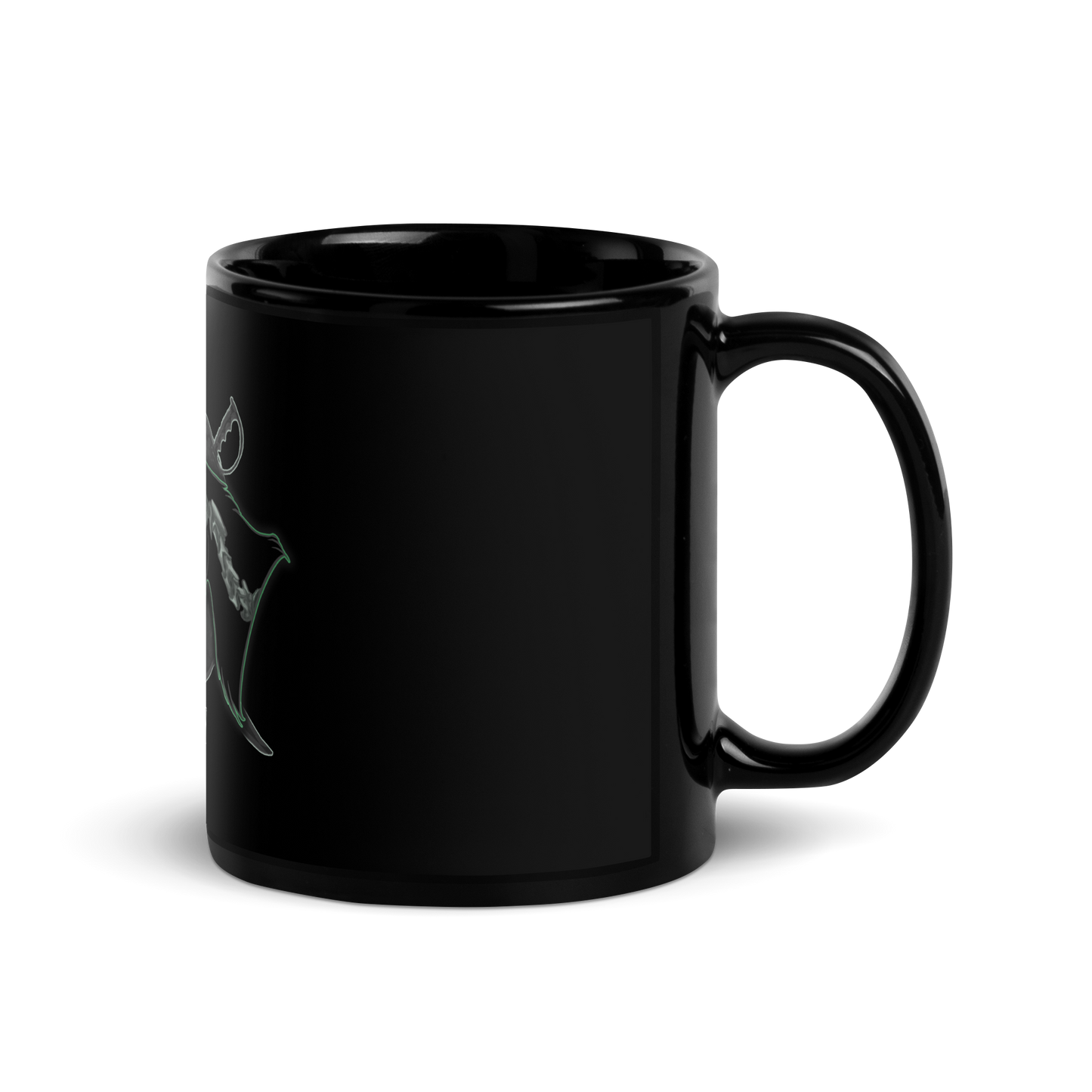 Black Glossy Mug