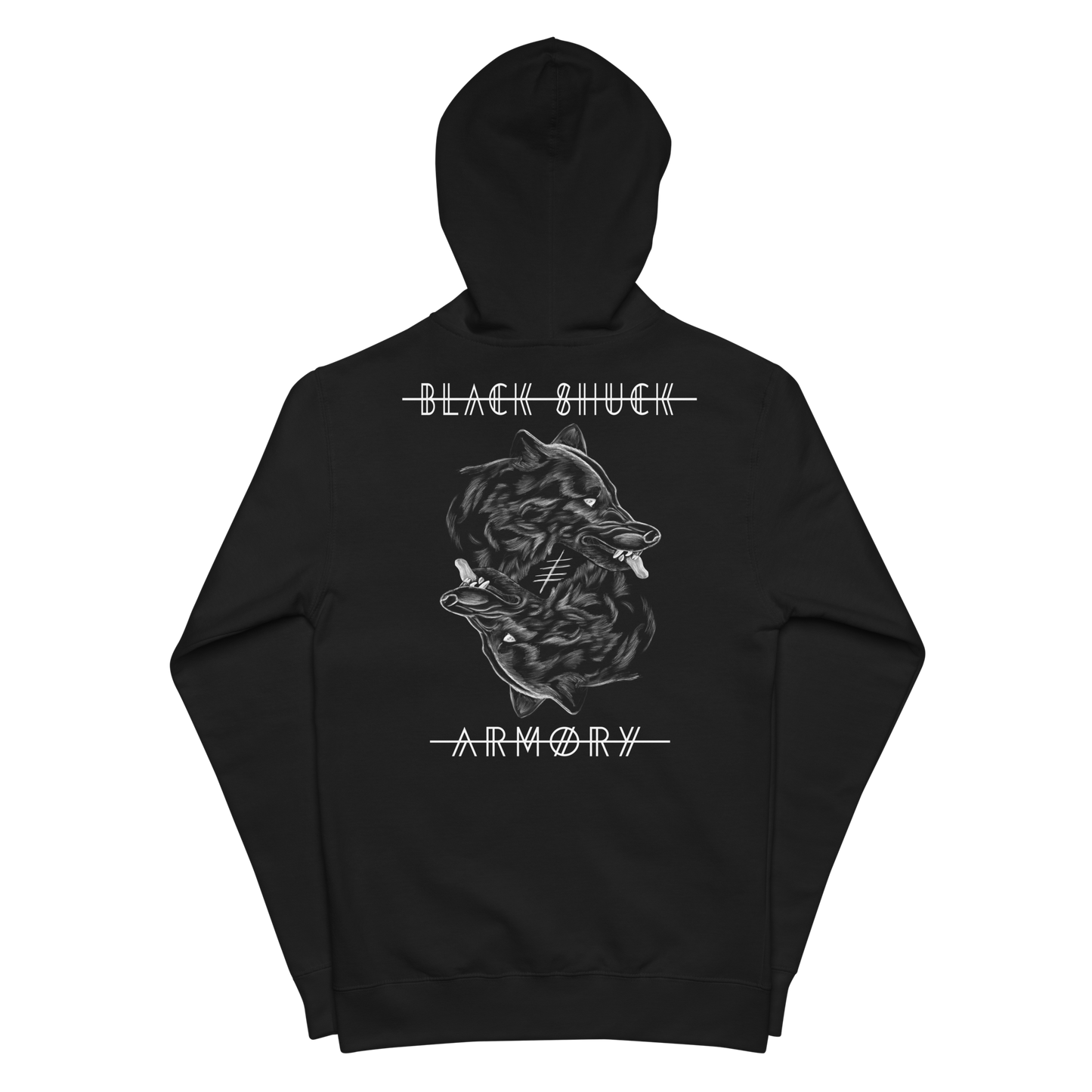 Unisex fleece zip up hoodie