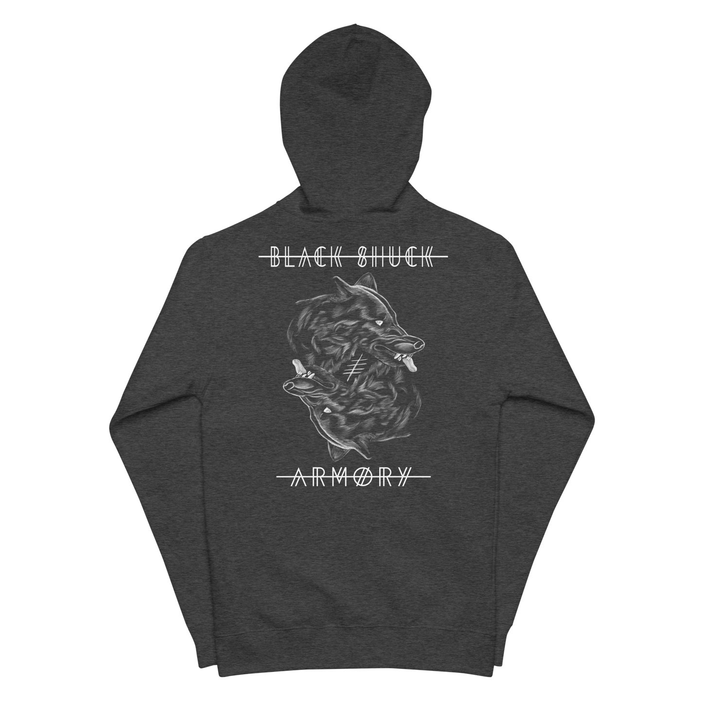 Unisex fleece zip up hoodie