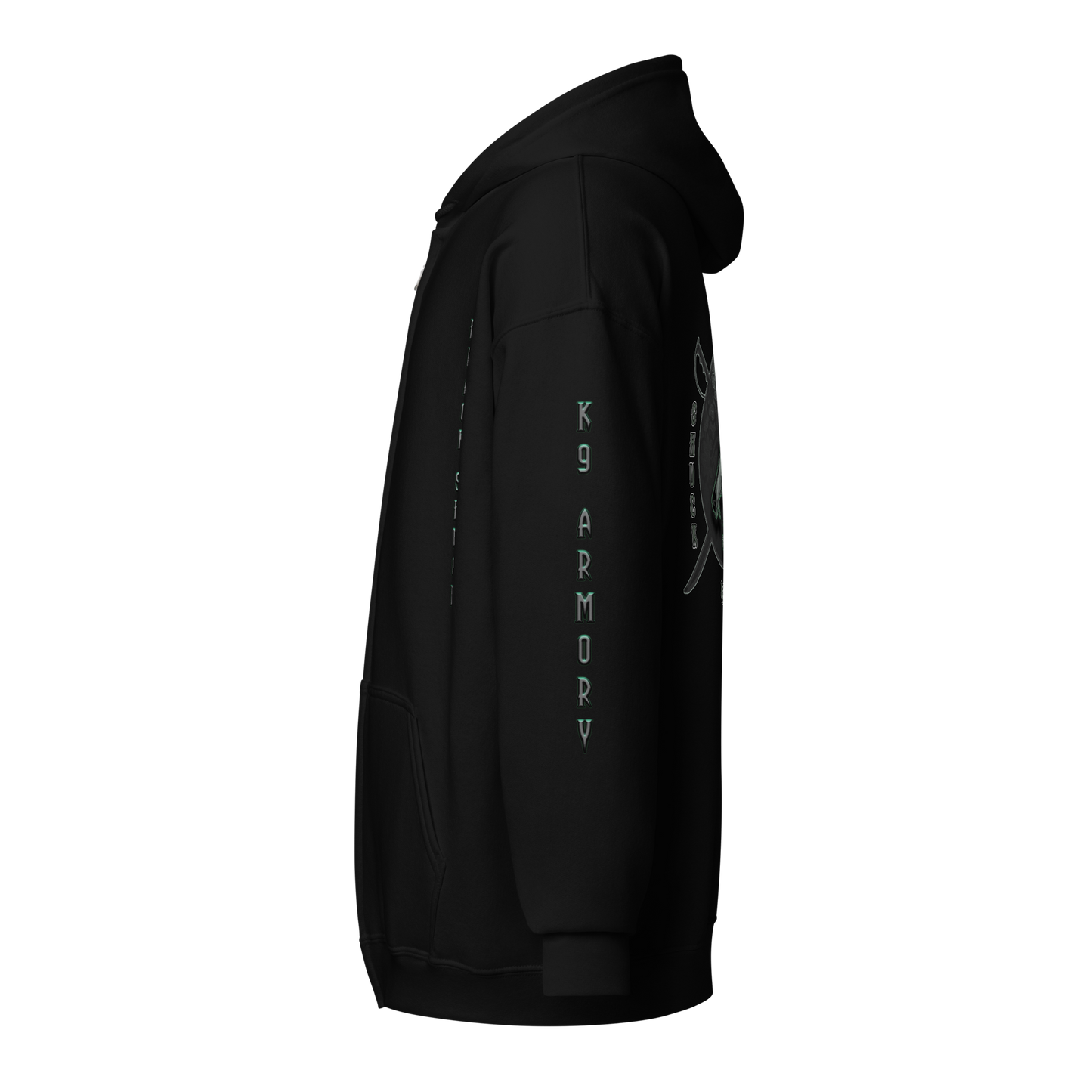 Official Black Shuck Armory Zip Up Hoodie